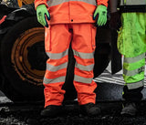 Deltic Beeswift Deltic Hi Vis Ripstop Breathable And Waterproof Rail Over Trouser Bsdtor - - Customisable Trousers