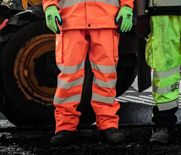 Deltic Beeswift Deltic Hi Vis Ripstop Breathable And Waterproof Rail Over Trouser Bsdtor - - Customisable Trousers