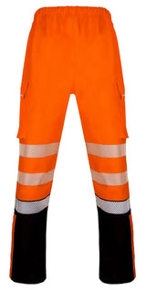 Deltic Beeswift Deltic Hi Vis Two Tone Ripstop Breathable And Waterproof Rail Over Trouser Bsdtrtt - - Customisable Trousers