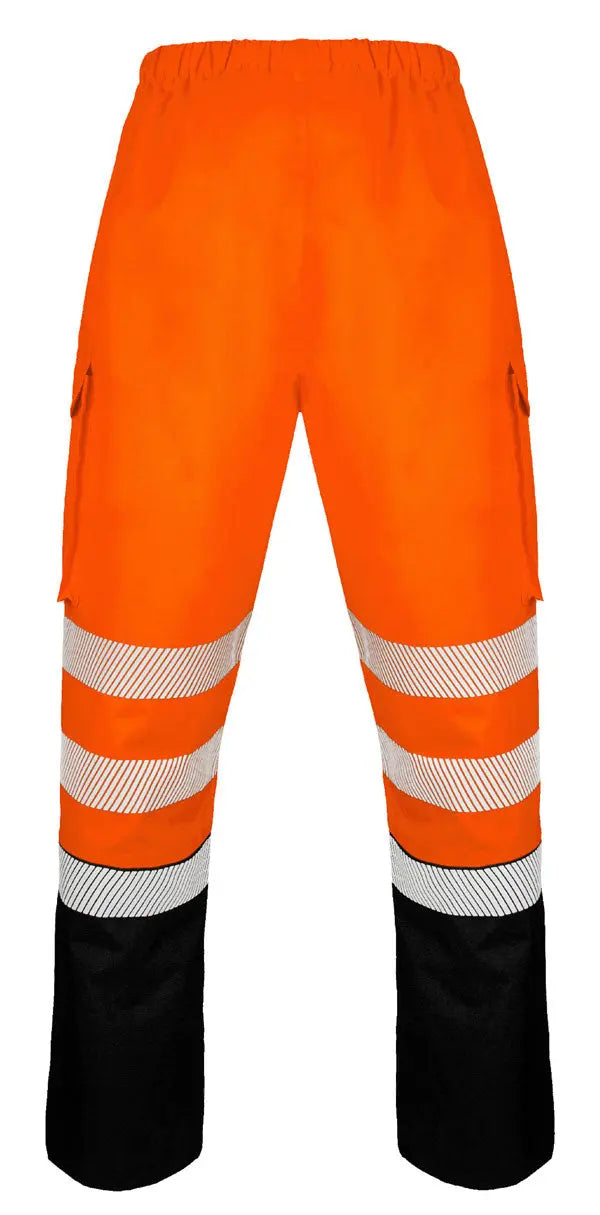 Deltic Beeswift Deltic Hi Vis Two Tone Ripstop Breathable And Waterproof Rail Over Trouser Bsdtrtt - - Customisable Trousers