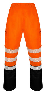 Deltic Beeswift Deltic Hi Vis Two Tone Ripstop Breathable And Waterproof Rail Over Trouser Bsdtrtt - - Customisable Trousers