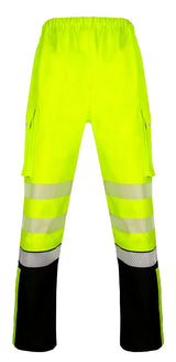 Deltic Beeswift Deltic Hi Vis Two Tone Ripstop Breathable And Waterproof Rail Over Trouser Bsdtrtt - - Customisable Trousers
