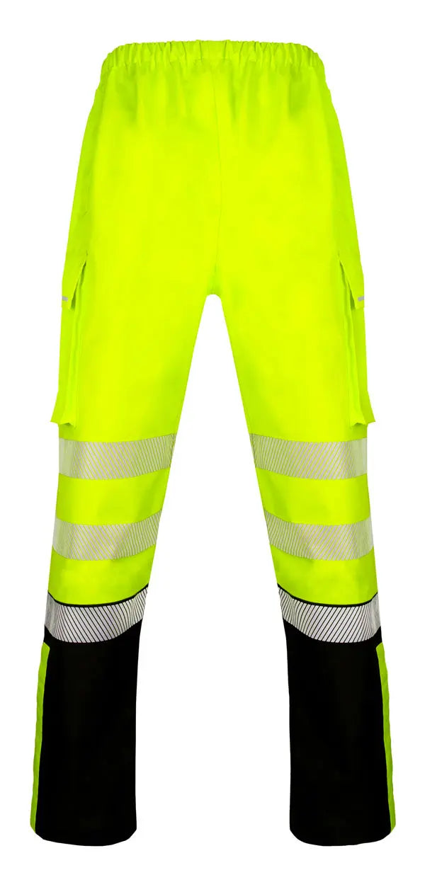 Deltic Beeswift Deltic Hi Vis Two Tone Ripstop Breathable And Waterproof Rail Over Trouser Bsdtrtt - - Customisable Trousers
