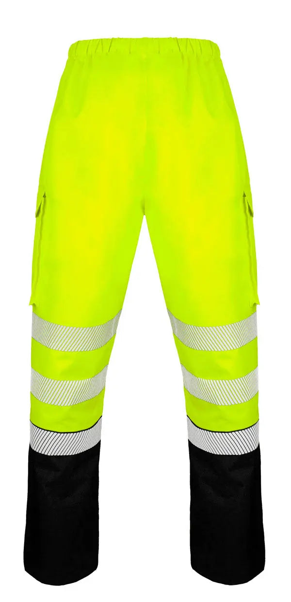 Deltic Beeswift Deltic Hi Vis Two Tone Ripstop Breathable And Waterproof Rail Over Trouser Bsdtrtt - - Customisable Trousers