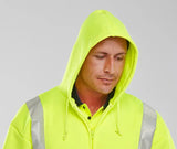 Beeswift Essential Hi Vis Zipped Hoodie Bshssen - - Customisable Sweatshirts