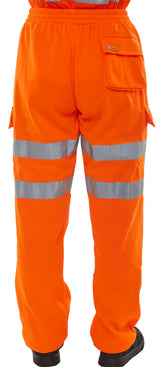 Beeswift Fleece Jogger Hi Vis Trousers Bsjb - - Customisable Trousers
