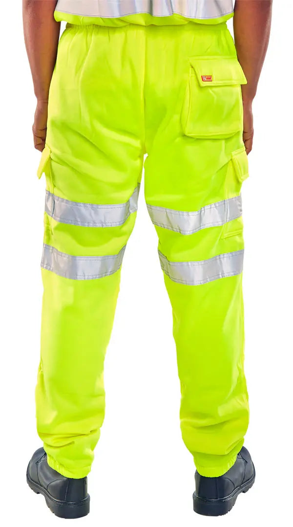 Beeswift Fleece Jogger Hi Vis Trousers Bsjb - - Customisable Trousers