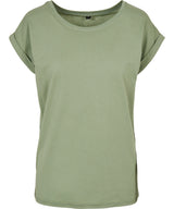 Women's extended shoulder tee