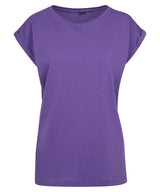 Women's extended shoulder tee