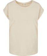 Women's extended shoulder tee