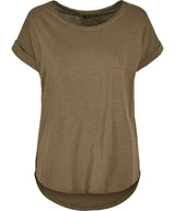 Women's long slub tee