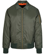 Collar bomber jacket