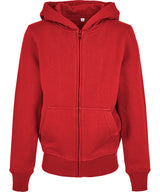 Organic kids basic zip hoodie