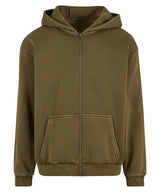 Vintage heavy zip hoodie