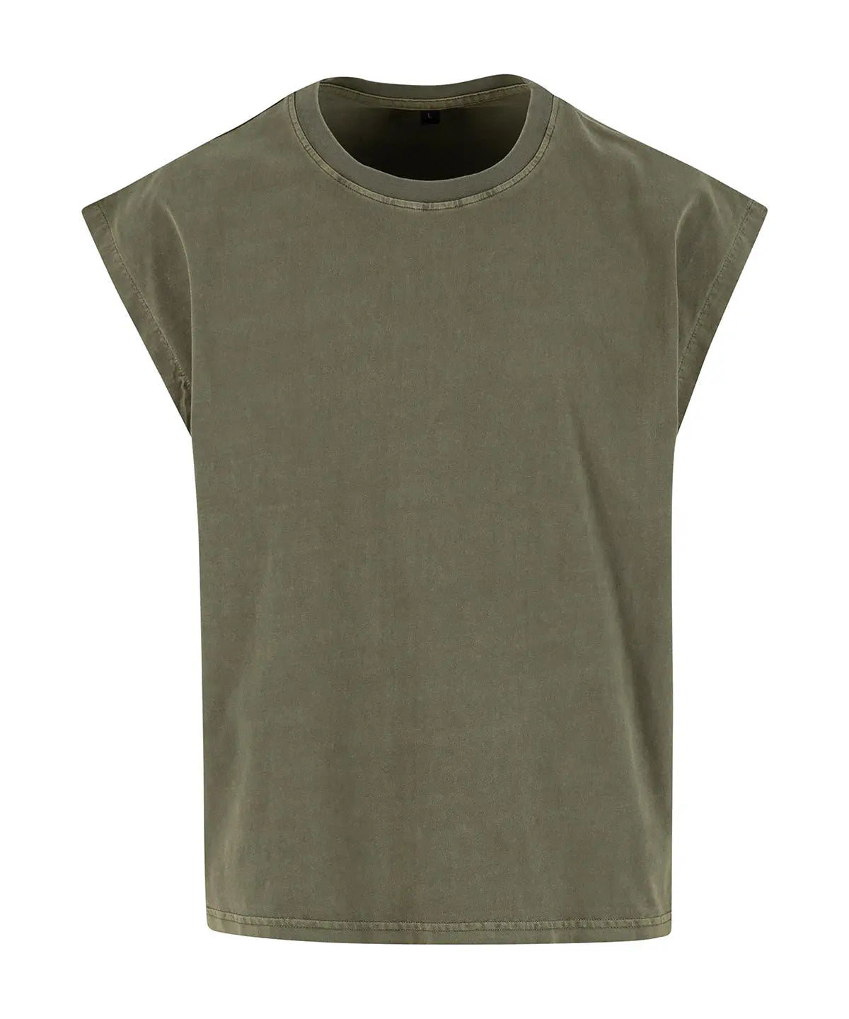 Vintage cropped heavy sleeveless tee