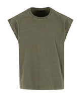Vintage cropped heavy sleeveless tee