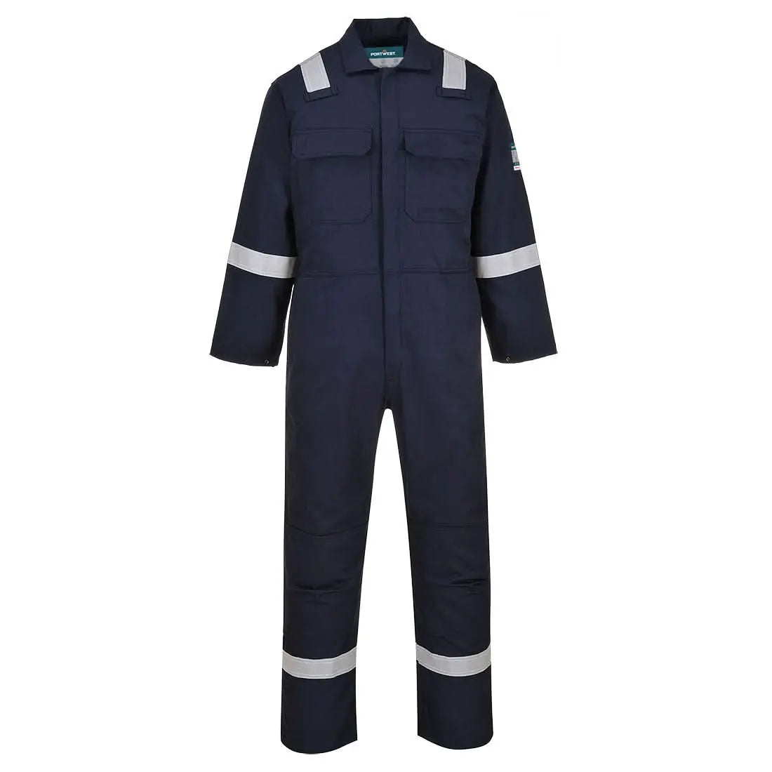 Portwest Bizweld FR Classic Coverall BZ506 - Navy - Customisable Coveralls