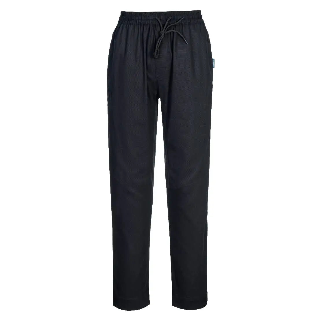 Portwest ChefS Cotton Meshair Pro Stretch Trousers C076 - Black - Customisable Trousers