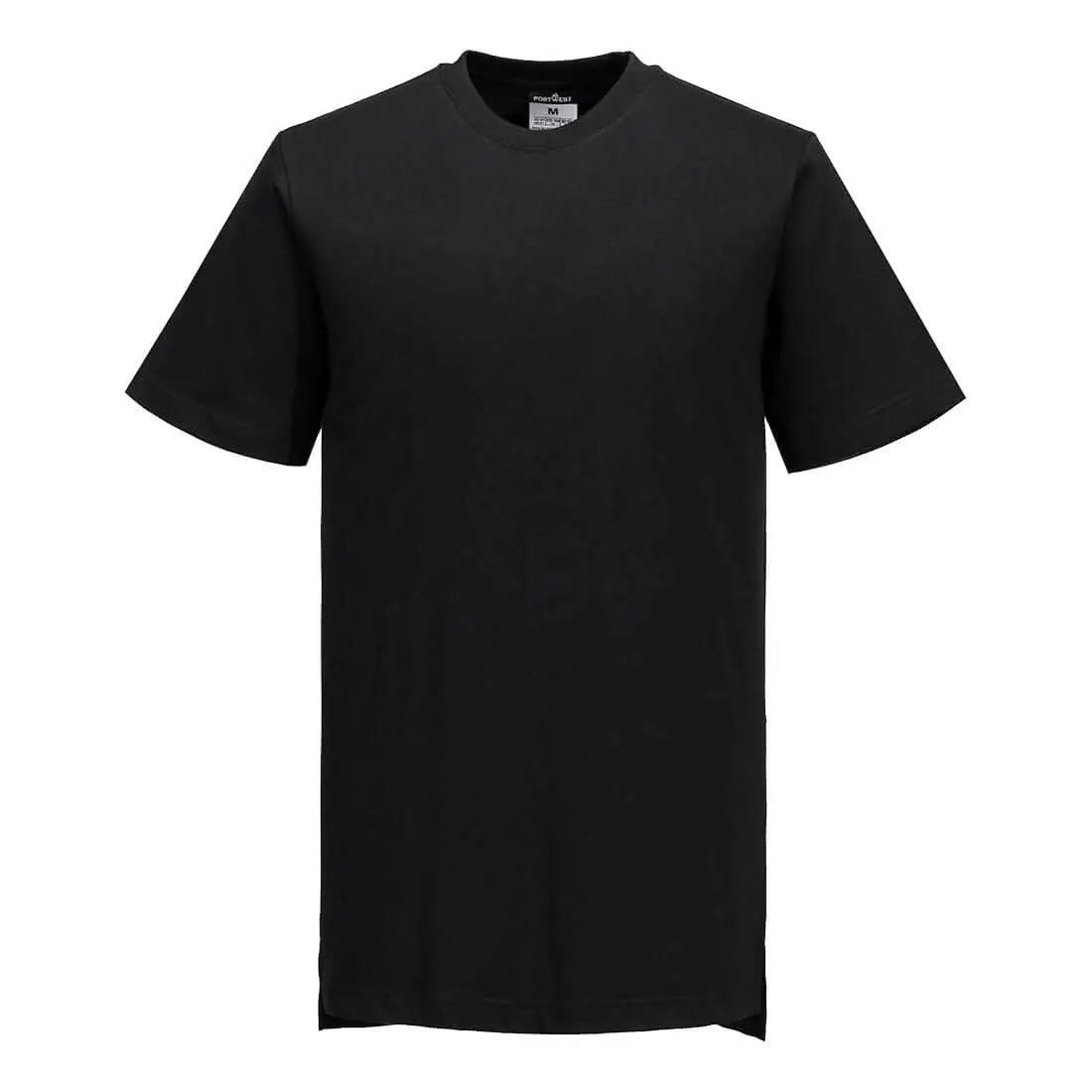 Portwest Cotton Meshair Pro T Shirt SS C195 - Black - Customisable T-Shirts