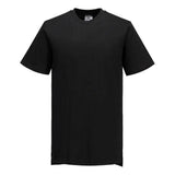 Portwest Cotton Meshair Pro T Shirt SS C195 - Black - Customisable T-Shirts