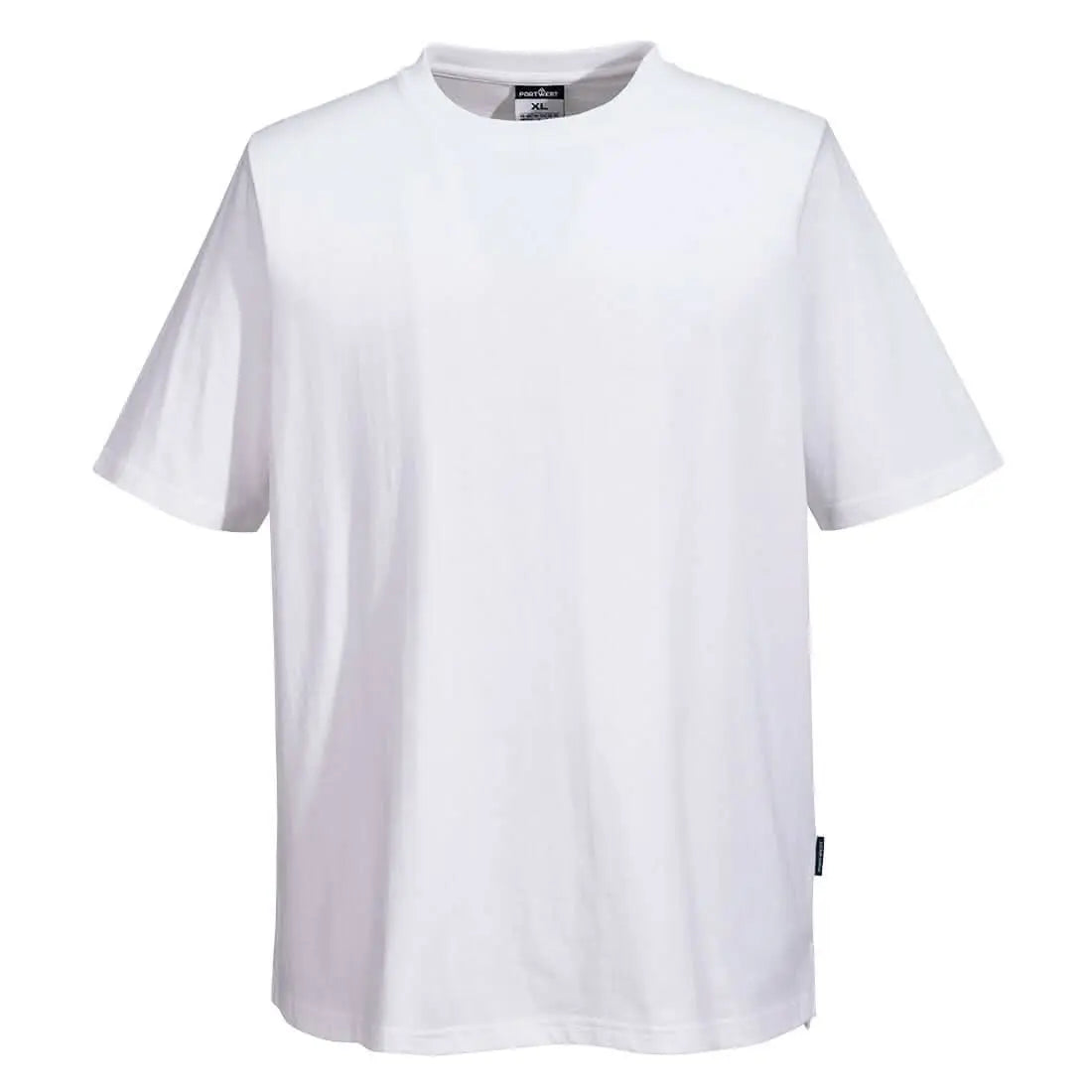 Portwest Cotton Meshair Pro T Shirt SS C195 - White - Customisable T-Shirts