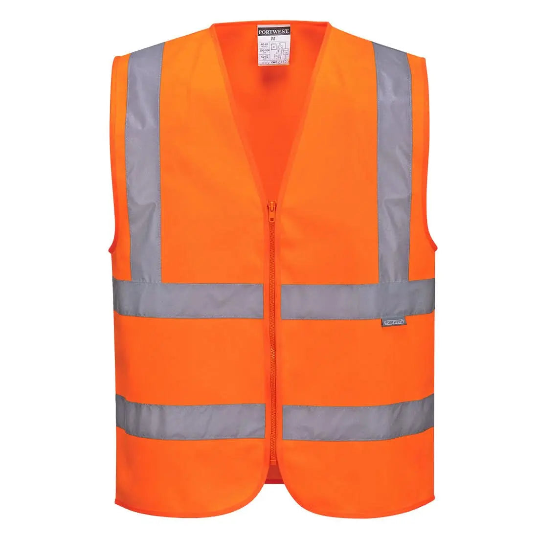 Portwest Hi Vis Band And Brace Vest C375 - Orange - Customisable HV Vest