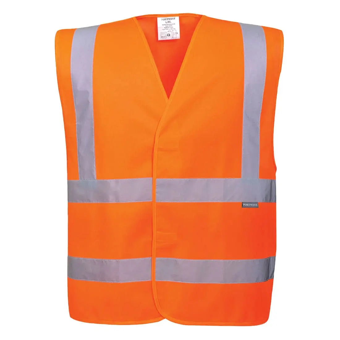 Portwest Hi Vis Band And Brace Vest C470 - Orange - Customisable HV Vest
