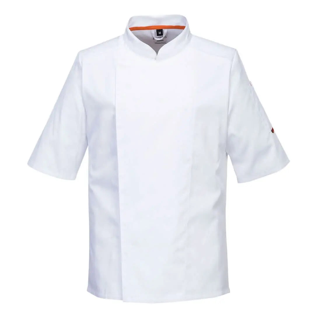 Portwest ChefS Meshair Pro Stretch Jacket SS C746 - White - Customisable Jacket