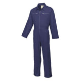 Portwest Cotton Boilersuit C811 - Navy - Customisable Coveralls