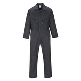 Portwest Liverpool Zip Coverall - C813 - Black - Customisable Coverall