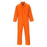Portwest Liverpool Zip Coverall - C813 - Orange - Customisable Coverall