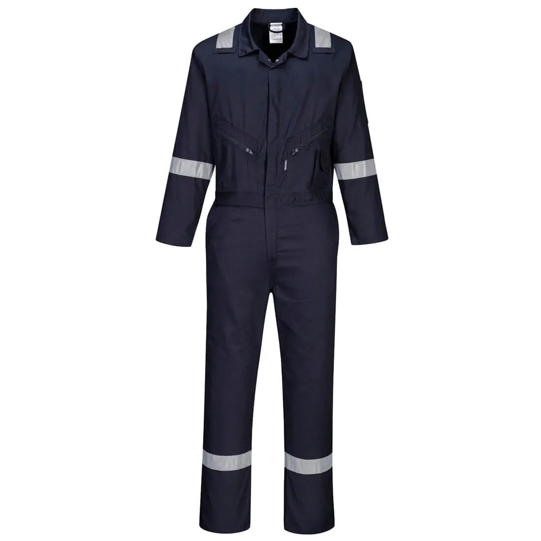 Portwest Iona Cotton Coverall c814 - Navy - Customisable Coveralls