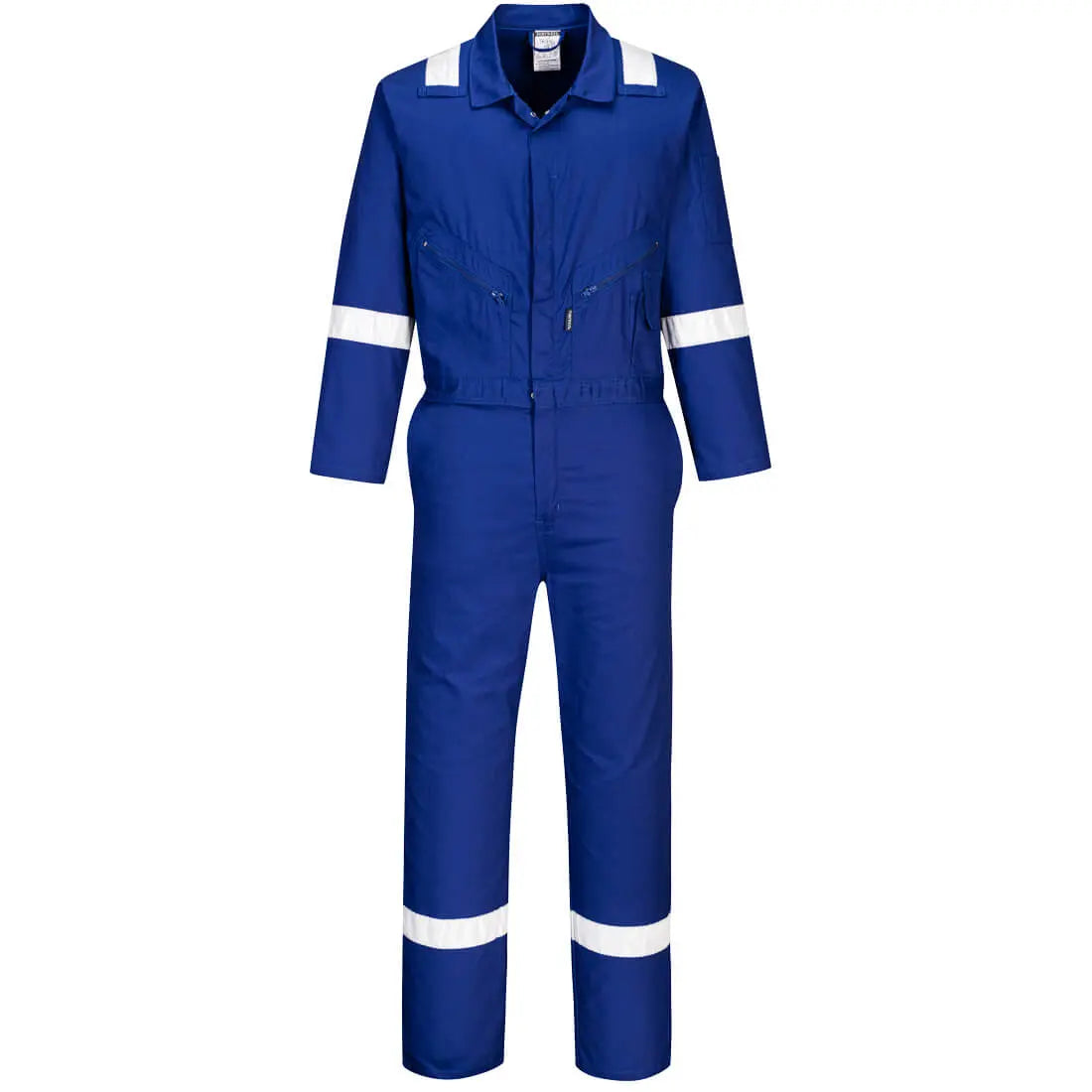 Portwest Iona Cotton Coverall c814 - Royal Blue - Customisable Coveralls