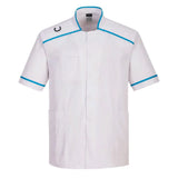 Portwest MenS Medical Tunic C821 - White Aqua - Customisable Tunic