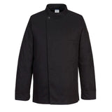 Portwest ChefS Mesh Air Pro Surrey Jacket LS C835 - Black - Customisable Jacket