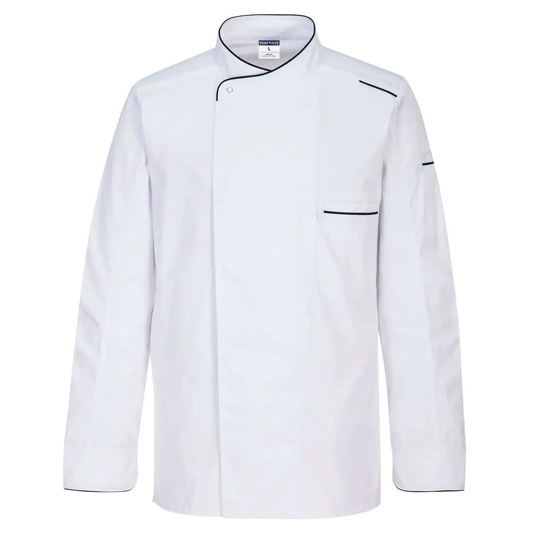 Portwest ChefS Mesh Air Pro Surrey Jacket LS C835 - White - Customisable Jacket