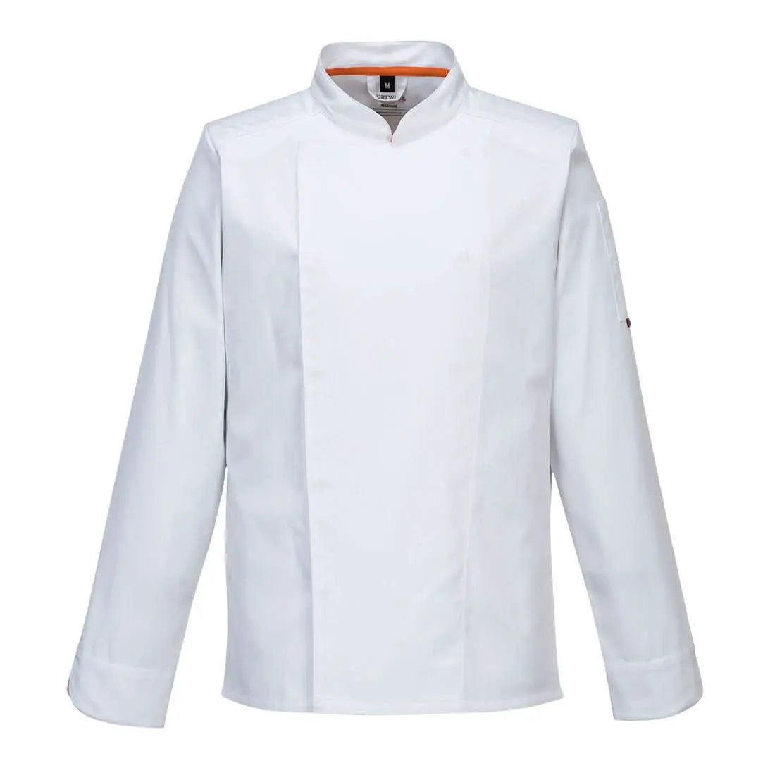 Portwest ChefS Meshair Pro Jacket LS C838 - White - Customisable Jacket