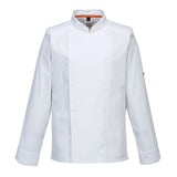 Portwest ChefS Meshair Pro Jacket LS C838 - White - Customisable Jacket
