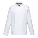 Portwest ChefS Meshair Pro Stretch Jacket LS C846 - White - Customisable Jacket