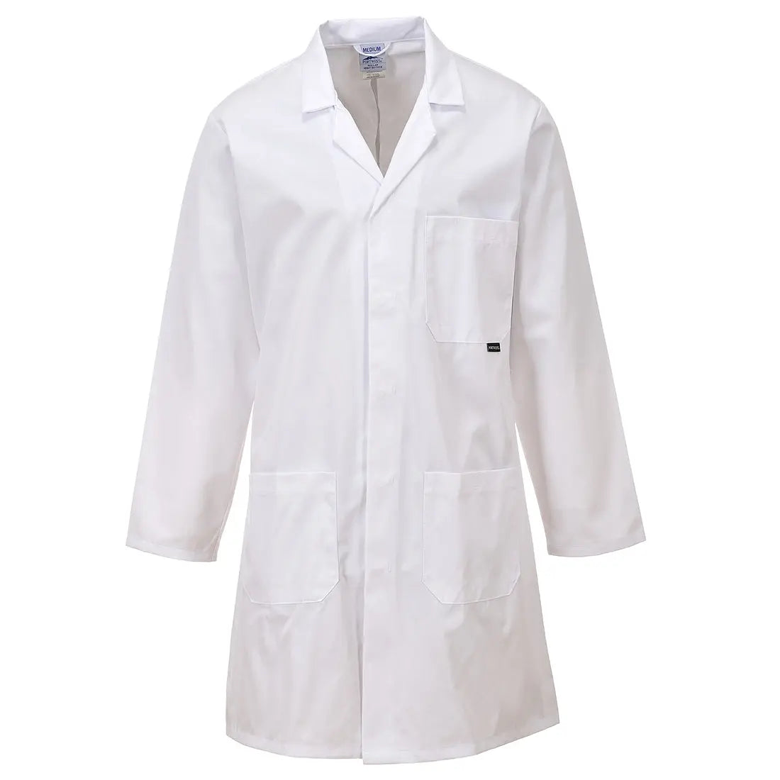 Portwest Standard Coat c852 - White - Customisable Jacket