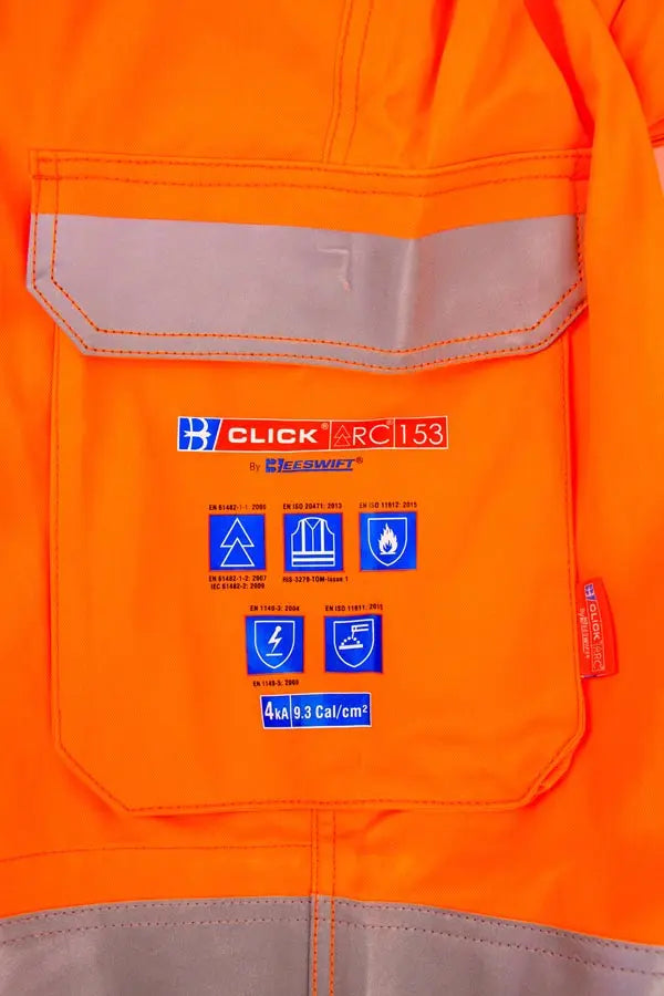 Beeswift Arc Compliant Hi Vis Rail Spec Boilersuit Carc153 - - Customisable Boilersuits