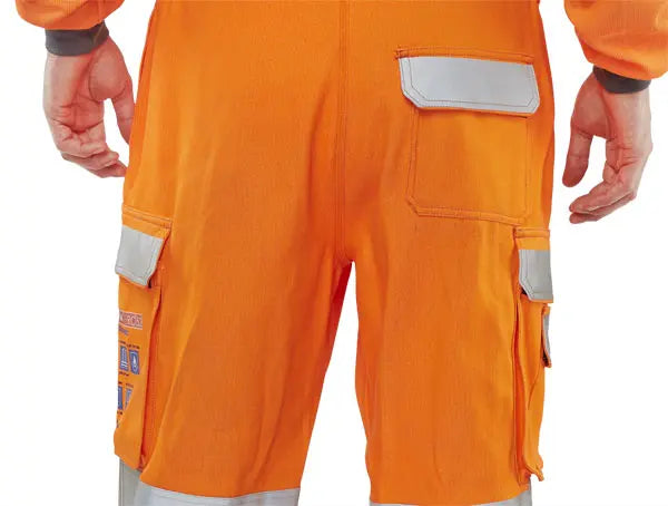 Beeswift Arc Compliant Hi Vis Rail Spec Trousers Carc152 - - Customisable Trousers