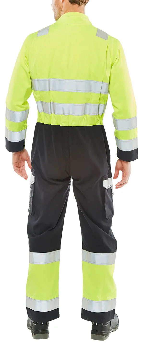Beeswift Arc Compliant Hi Vis Boilersuit Carc7 - - Customisable Boilersuits