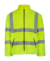 Beeswift Carnoustie Hi Vis Fleece Jacket Carf - - Customisable Fleeces