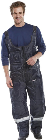Beeswift Coldstar Freezer Bib Trousers Ccfbt - - Customisable Freezer Wear