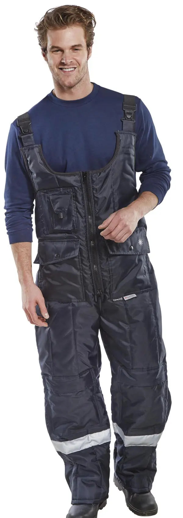 Beeswift Coldstar Freezer Bib Trousers Ccfbt - - Customisable Freezer Wear
