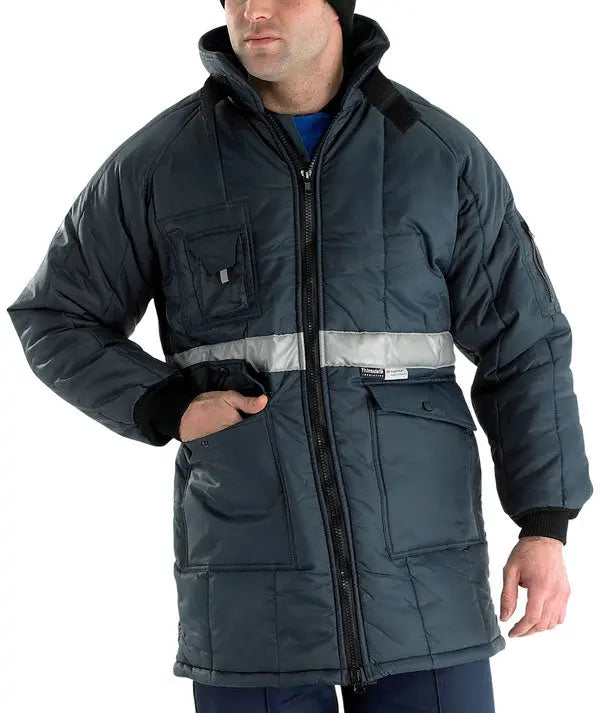 Beeswift Coldstar Freezer Jacket Ccfj - Navy Blue - Customisable Freezer Wear