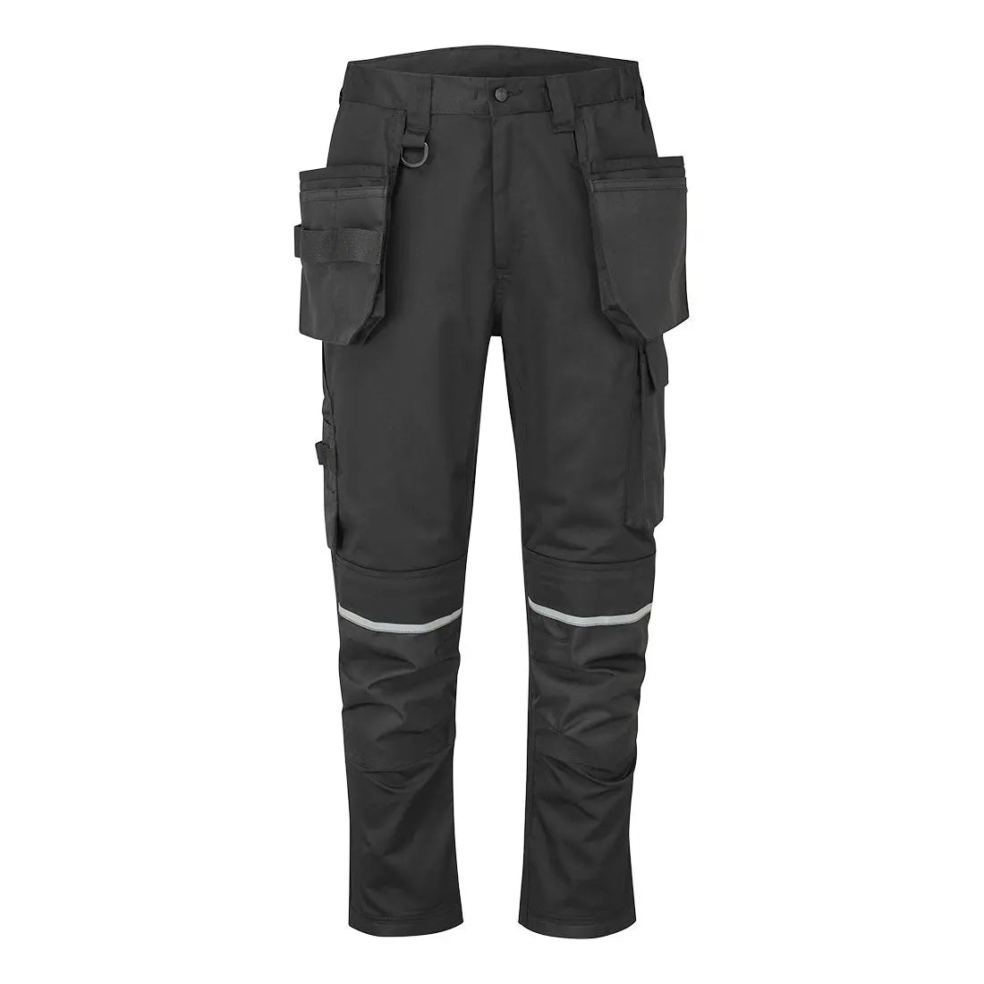 Portwest WX2 Eco Craft Holster Trousers cd845 - Black - Short Leg - Customisable Trousers