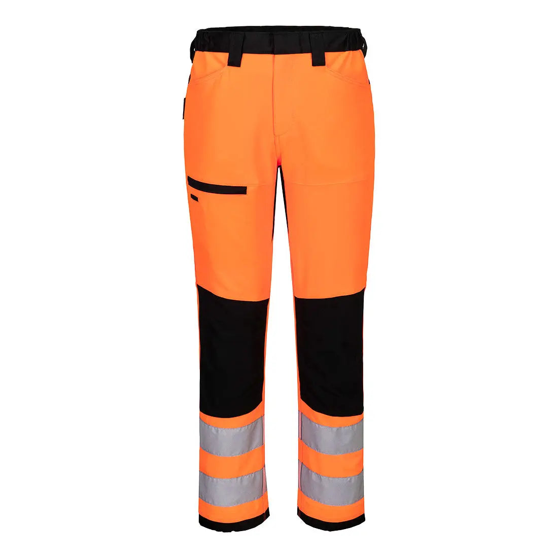 Portwest WX2 Eco Hi-Vis Class 2 Service Trouser - Orange Black - Customisable