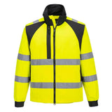 Portwest Wx2 Eco Hi Vis Work Jacket CD861 - Yellow Black - Customisable Jacket